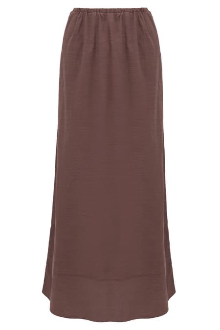 Exeter A-Line Skirt - Cocoa