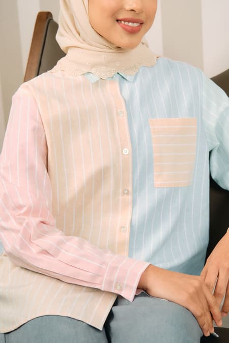 Newton Front Button Shirt - Bank