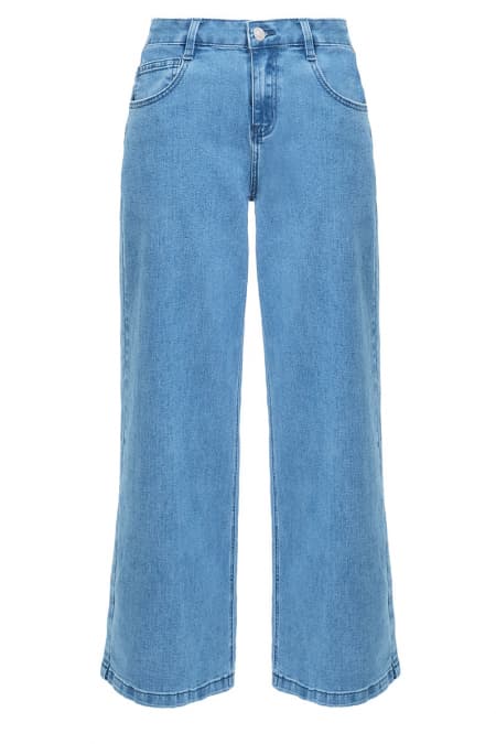 COTTON Coventry Straight Cut Jeans - Medium Wash