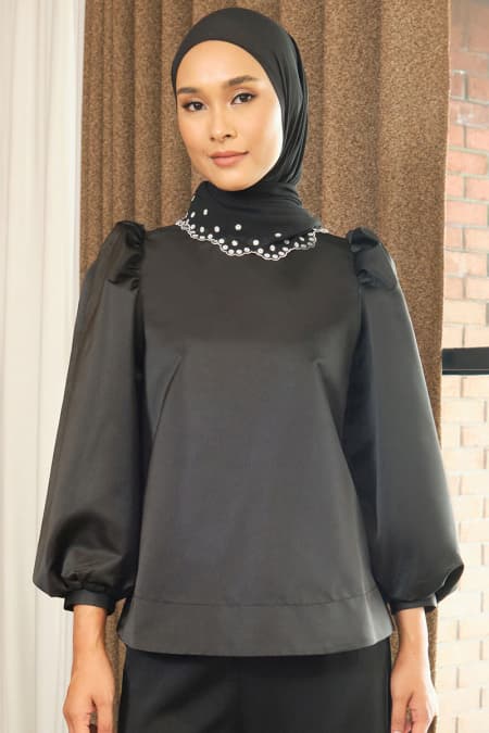 Bayley Puff Shoulder Blouse
