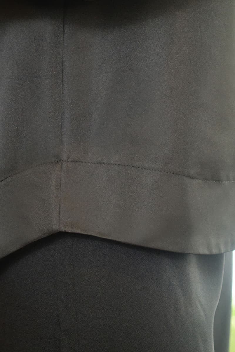 Bayley Puff Shoulder Blouse - Black - Image 6