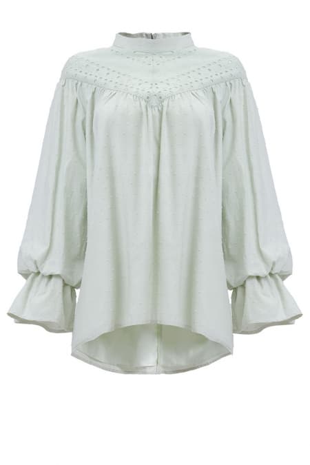 Maple Balloon Sleeve Blouse