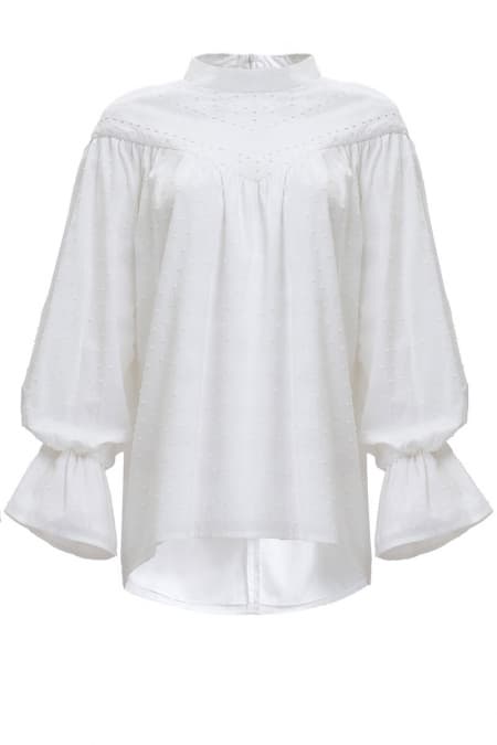 Maple Balloon Sleeve Blouse