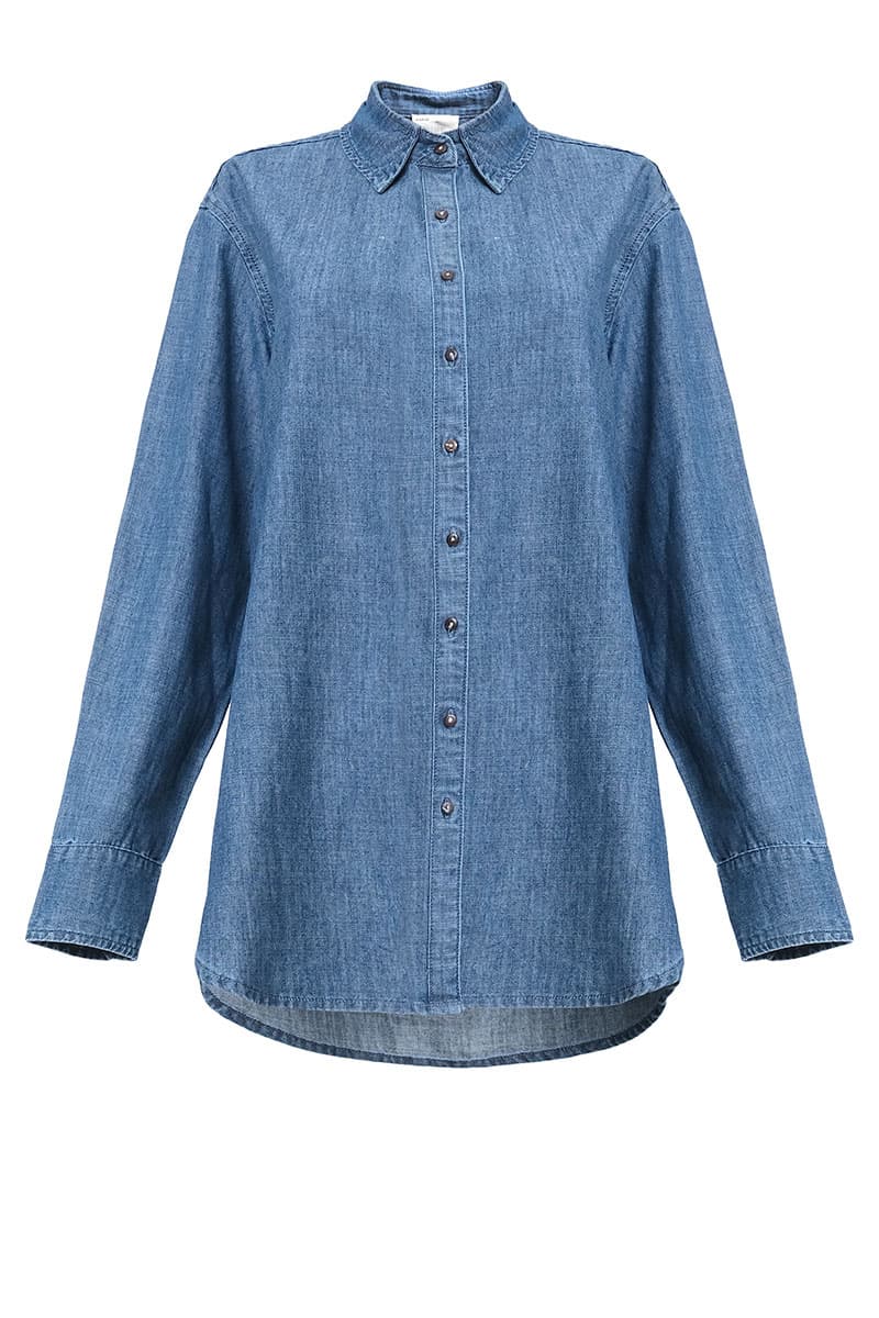 Holden Front Button Shirt - Medium Wash - Image 2