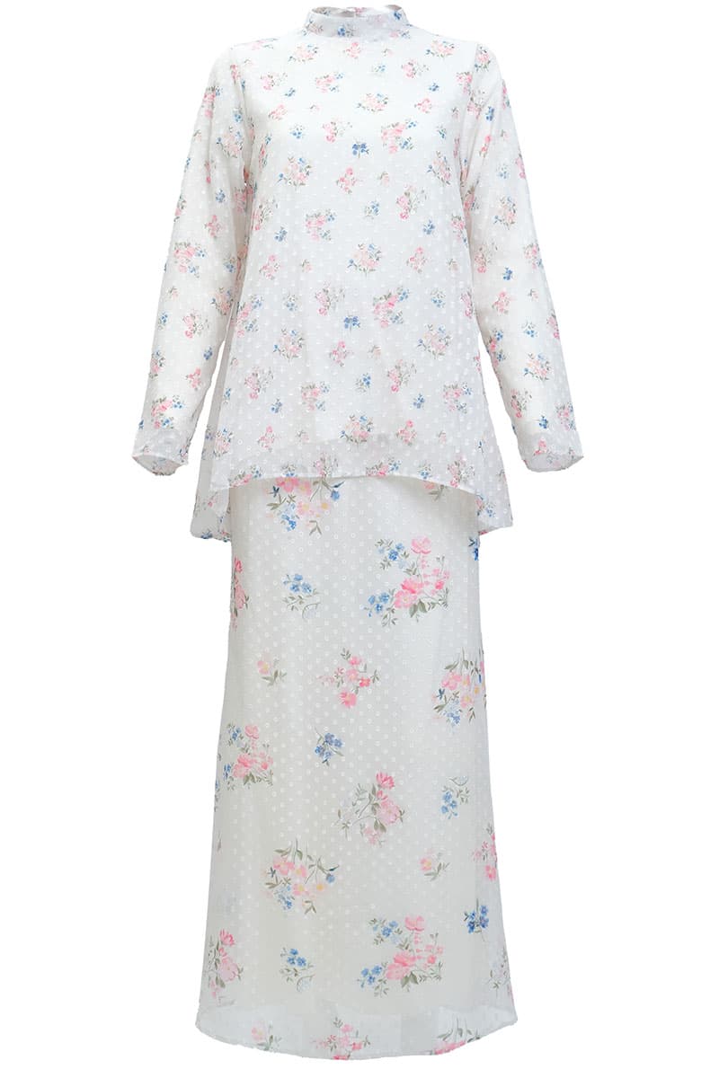 Aurinda Blouse & Skirt - Vanilla Bouquet - Image 2