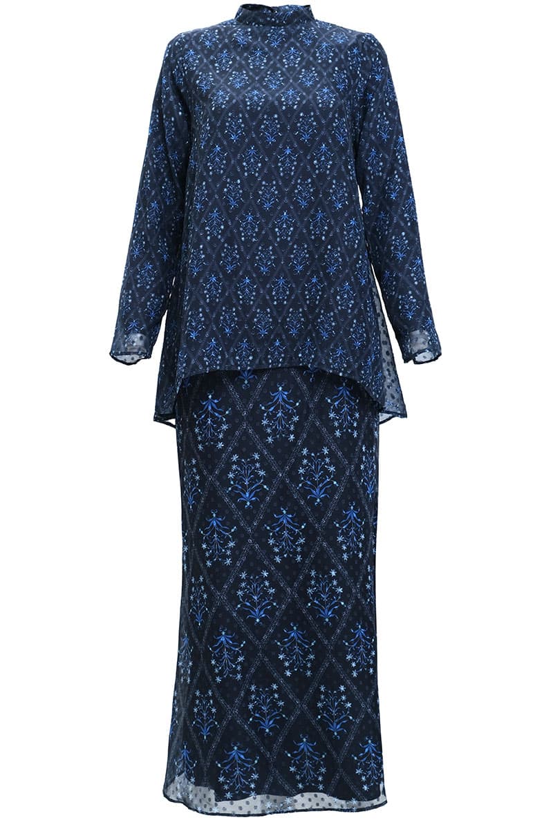 Aurinda Blouse & Skirt - Eclipse Flower Motif - Image 2