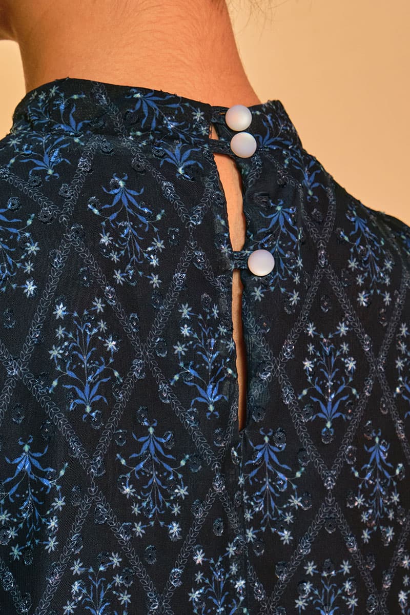Aurinda Blouse & Skirt - Eclipse Flower Motif - Image 6