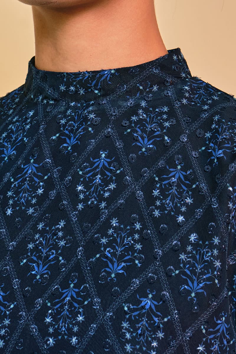 Aurinda Blouse & Skirt - Eclipse Flower Motif - Image 7