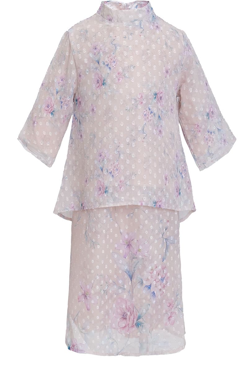 KIDS Aurinda Set - Blush/Lilac Floral - Image 2