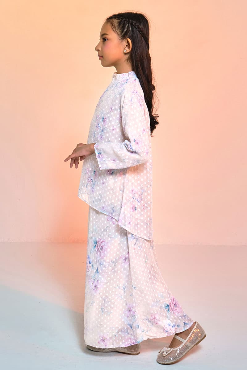KIDS Aurinda Set - Blush/Lilac Floral - Image 3