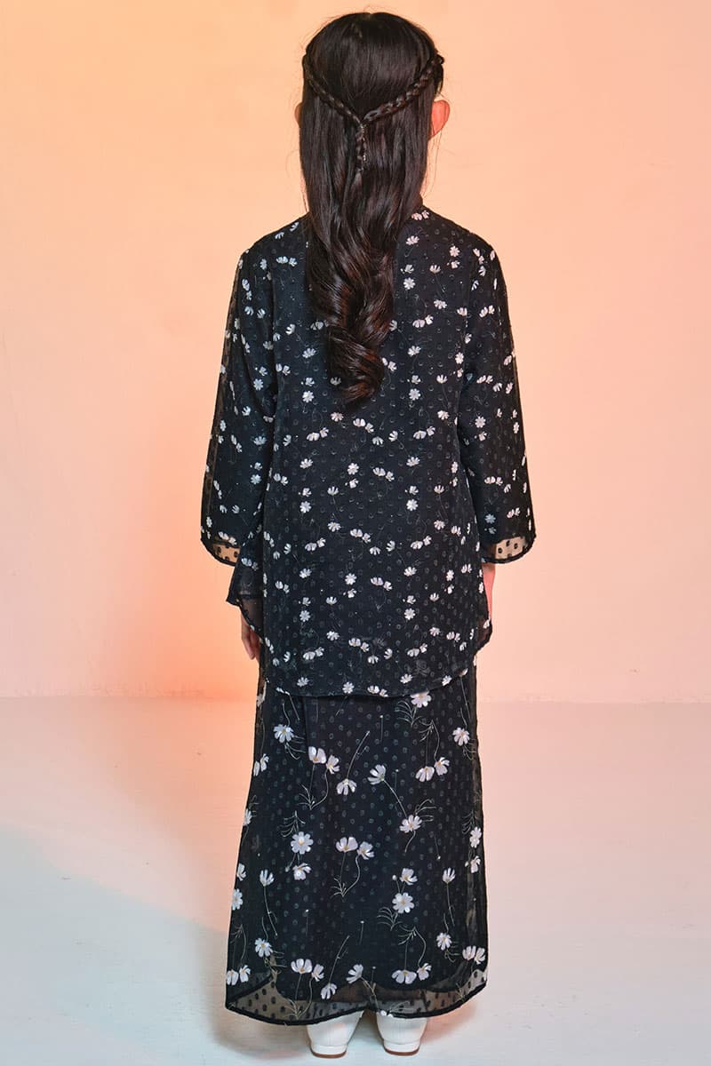 KIDS Aurinda Set - Black/Cream Flower - Image 4