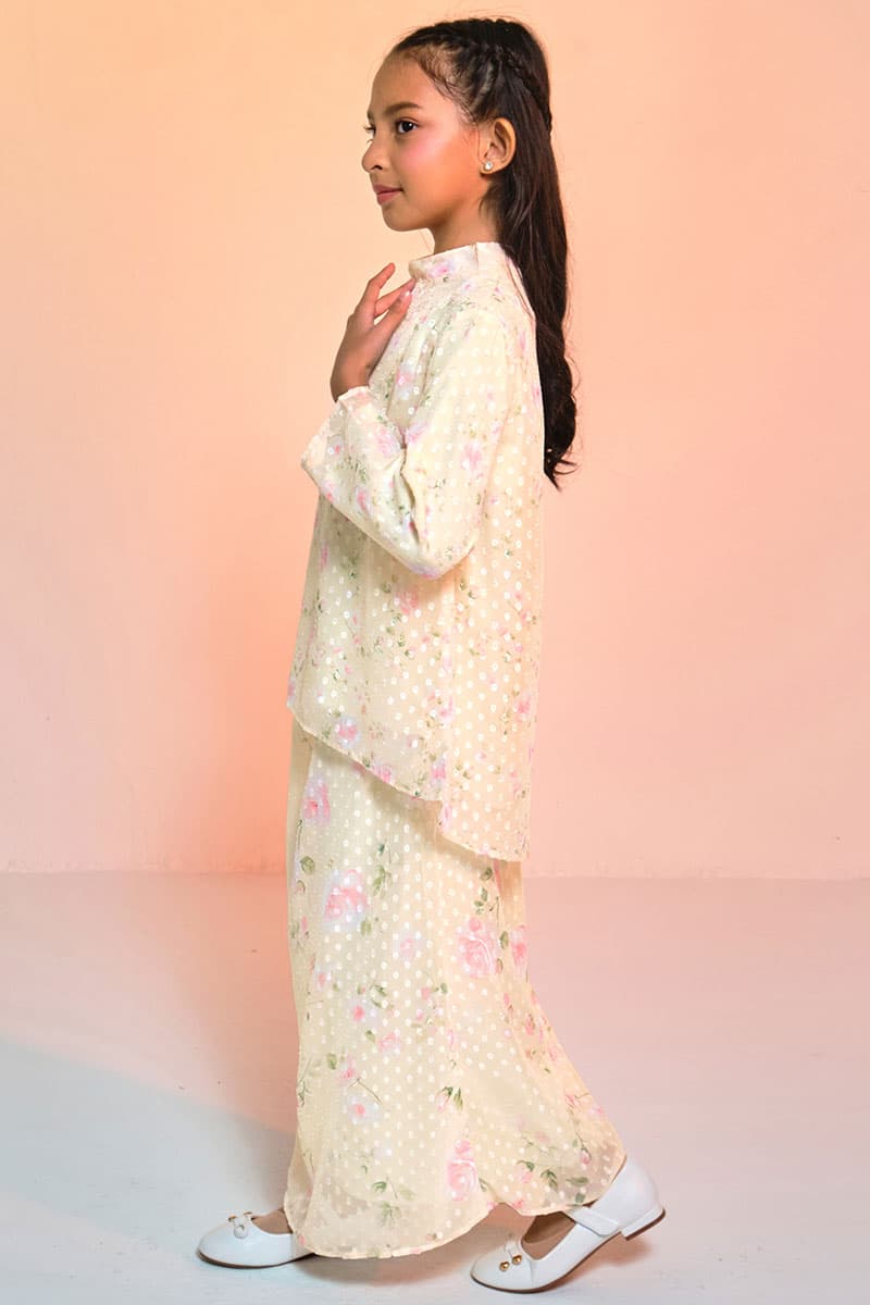 KIDS Aurinda Set - Yellow/Pink Rose - Image 3