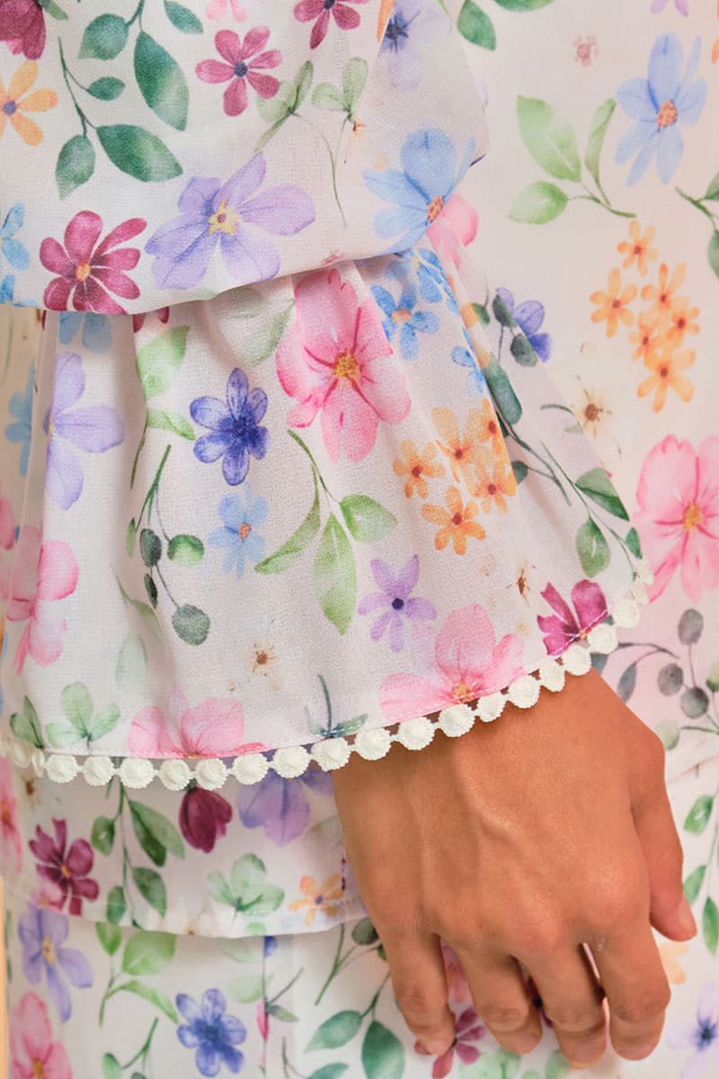 Fajar Blouse & Skirt - Cream Garden - Image 5
