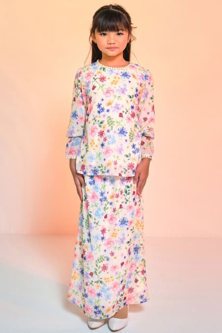 KIDS Fajar Set - Cream Garden