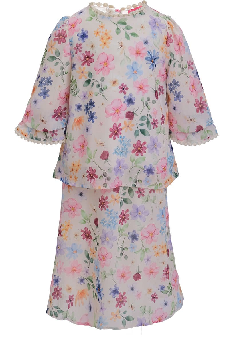 KIDS Fajar Set - Cream Garden - Image 2