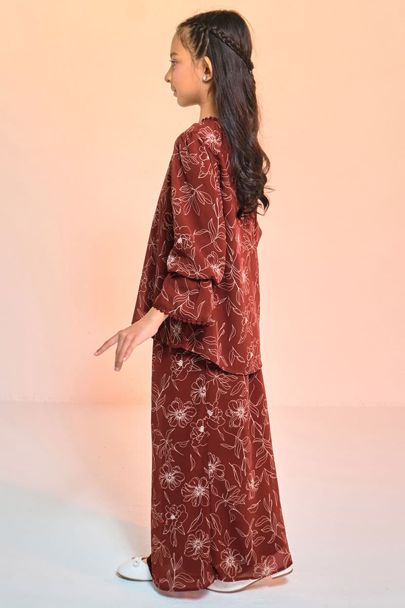 KIDS Fajar Set - Brown Bloom - Image 3