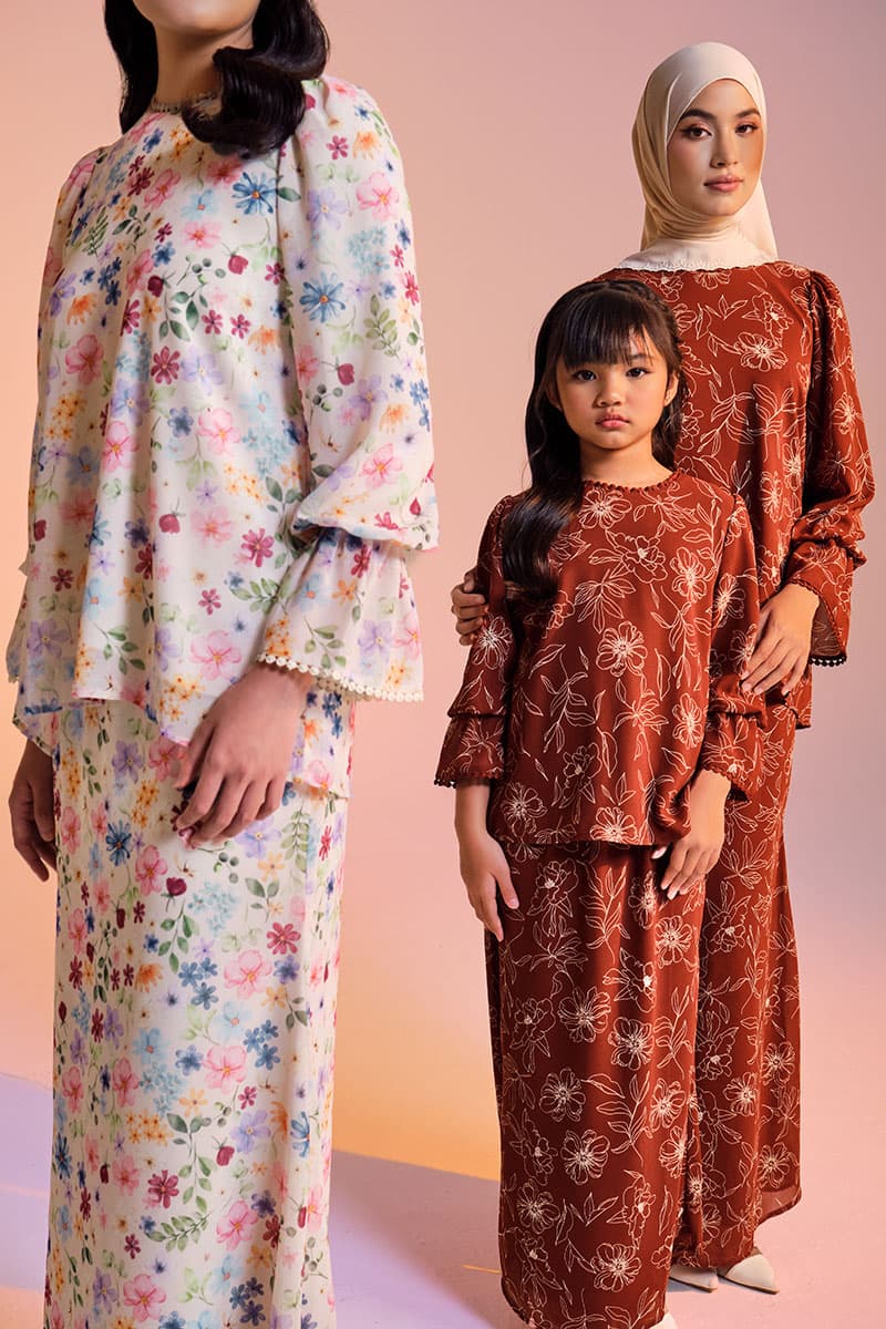 KIDS Fajar Set - Brown Bloom - Image 7