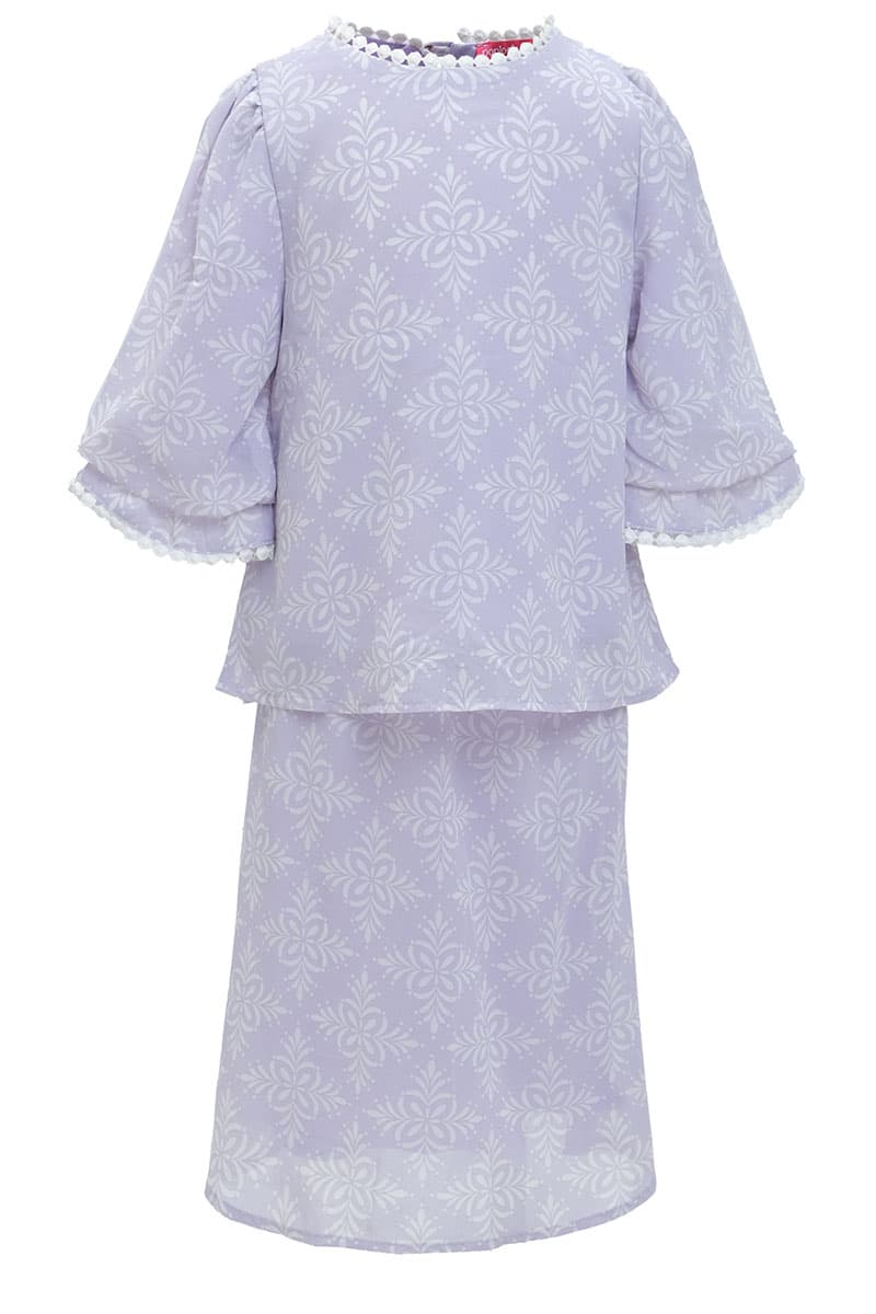 KIDS Fajar Set - Lavender/Cream Damask - Image 2
