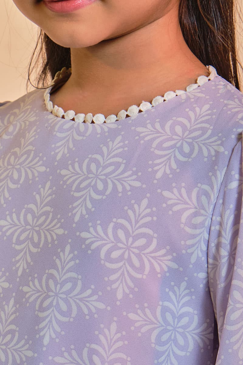 KIDS Fajar Set - Lavender/Cream Damask - Image 6