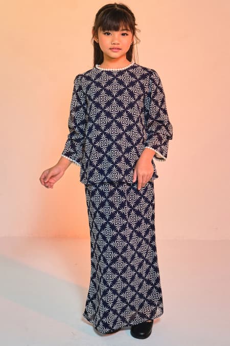 KIDS Fajar Set - Midnight/Cream Damask