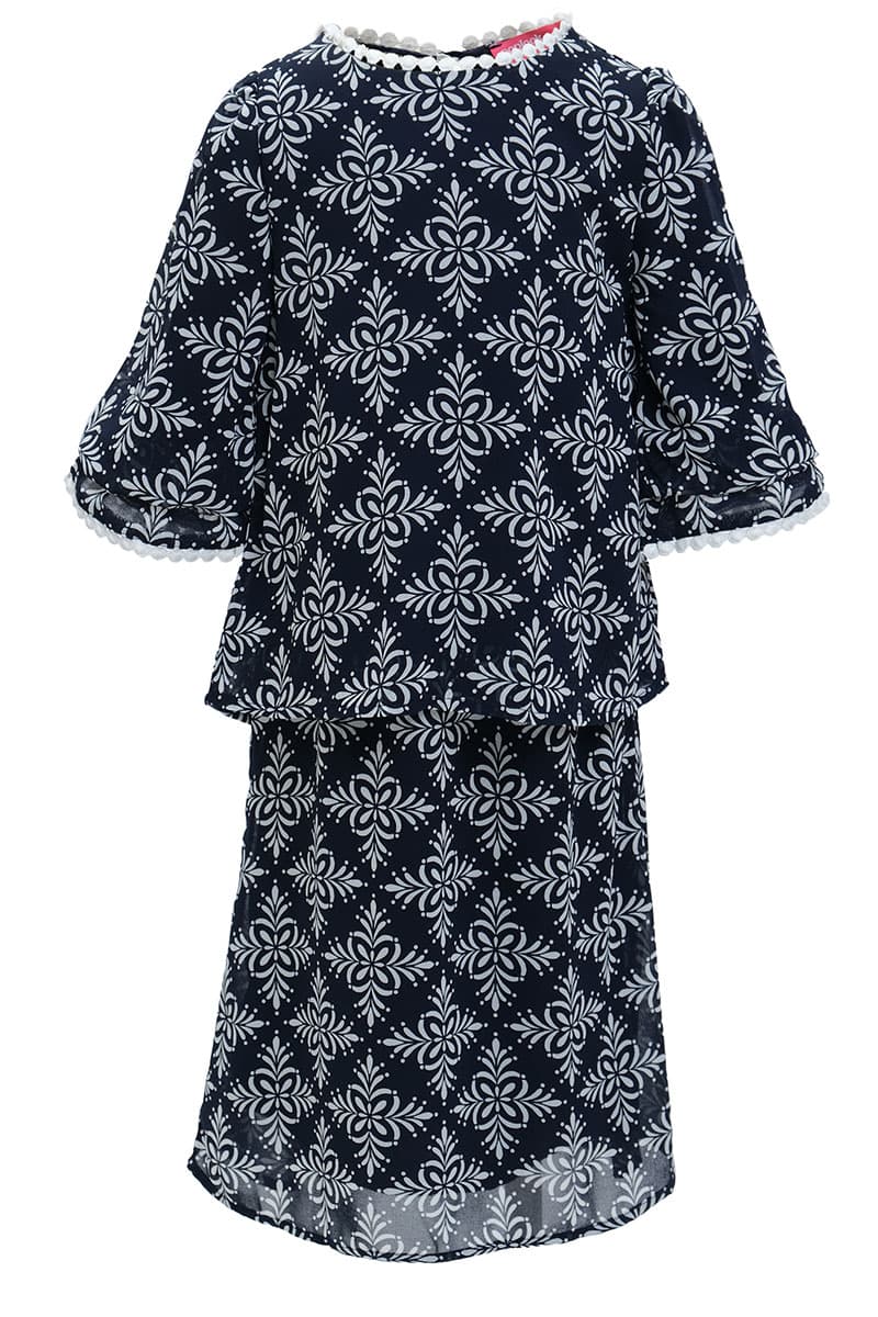 KIDS Fajar Set - Midnight/Cream Damask - Image 2