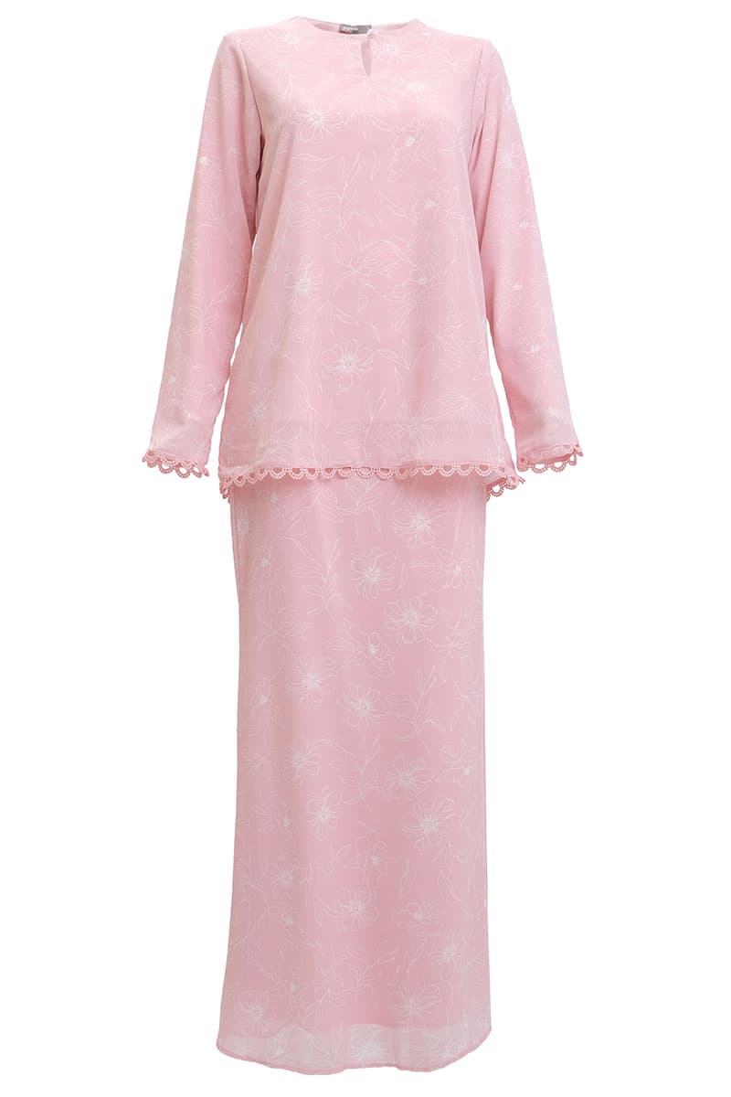 Aurora Blouse & Skirt - Pink Bloom - Image 2