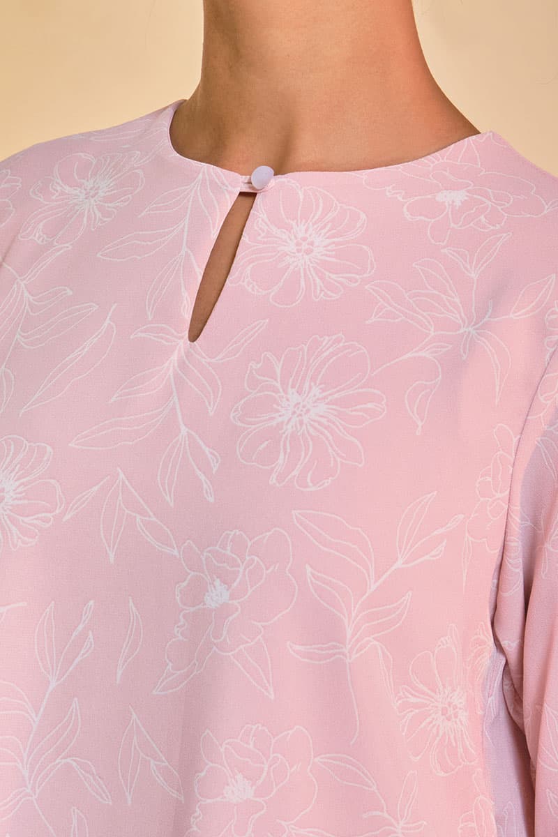 Aurora Blouse & Skirt - Pink Bloom - Image 6