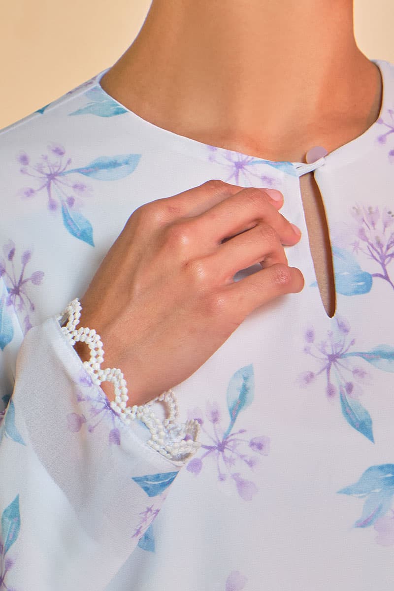 Aurora Blouse & Skirt - Off White Ixora - Image 6