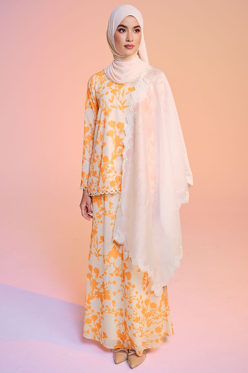 Aurora Blouse & Skirt - Mango Fleur - Image 1