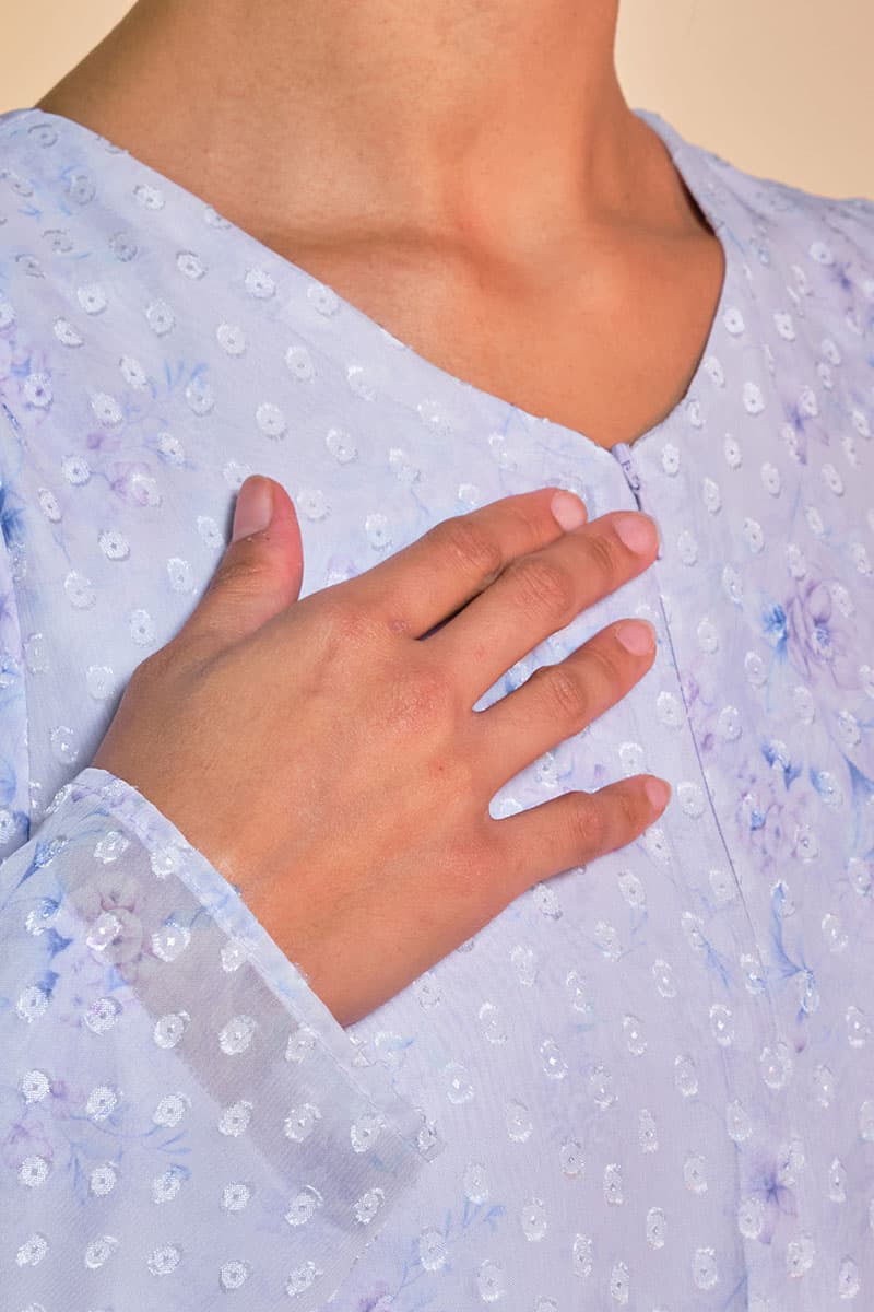 Serilina Blouse & Skirt - Lilac Floral - Image 5