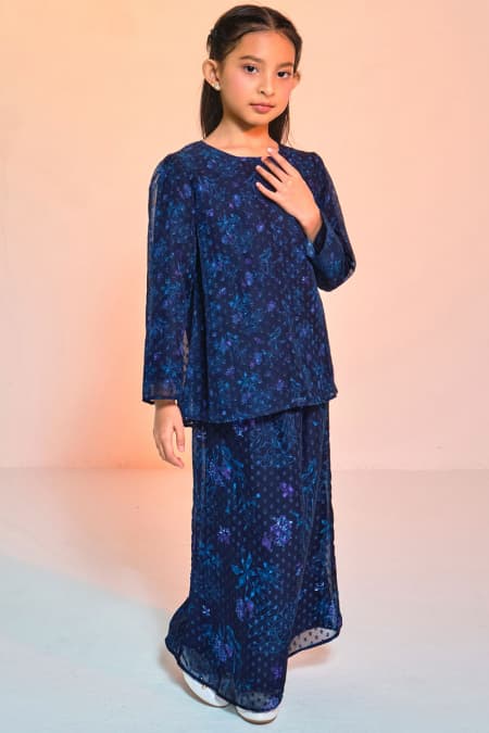 KIDS Serilina Set - Midnight Botanical