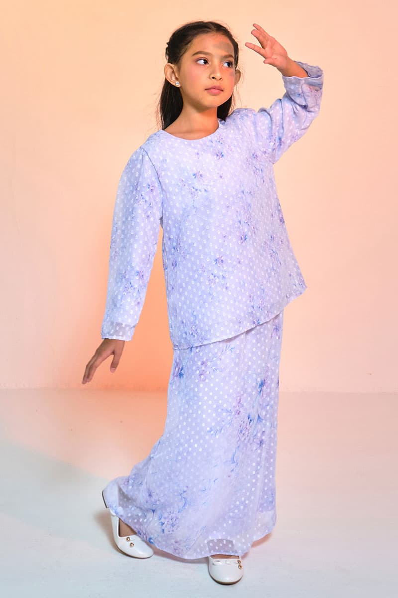 KIDS Serilina Set - Lilac Floral - Image 3