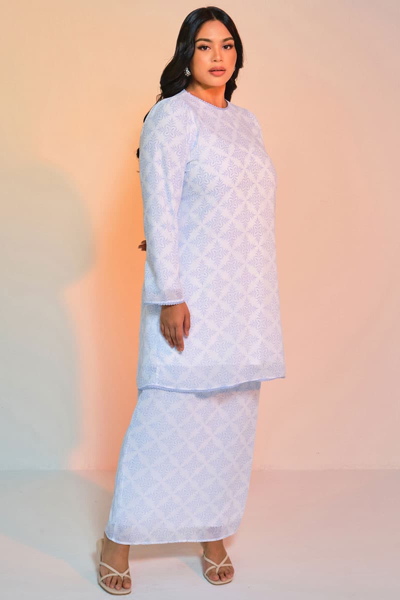 Bulanara Blouse & Skirt - Maroon Bloom - Image 10