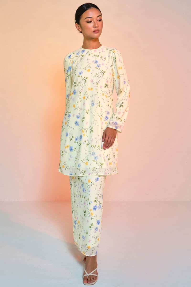 Bulanara Blouse & Skirt - Lime Spring - Image 1