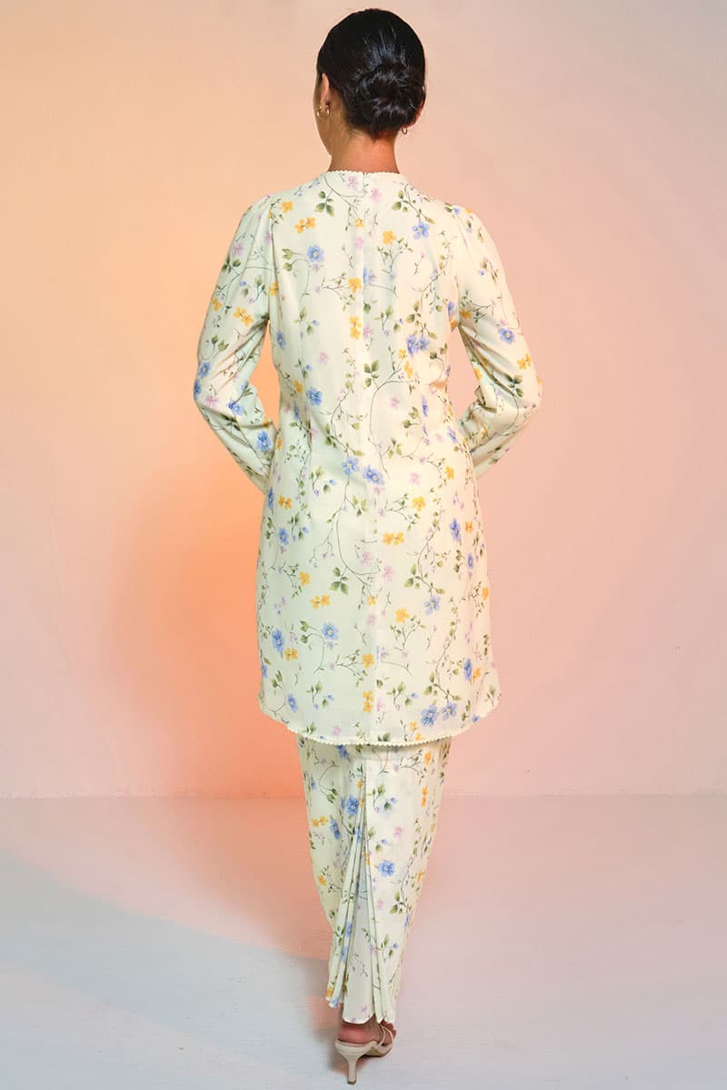 Bulanara Blouse & Skirt - Lime Spring - Image 4