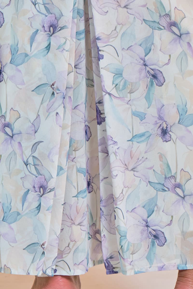 Bulanara Blouse & Skirt - Cream/Violet Orchid - Image 7