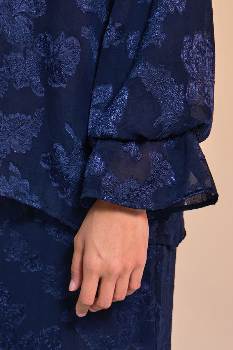 Suria Blouse & Skirt - Midnight Blue - Image 5