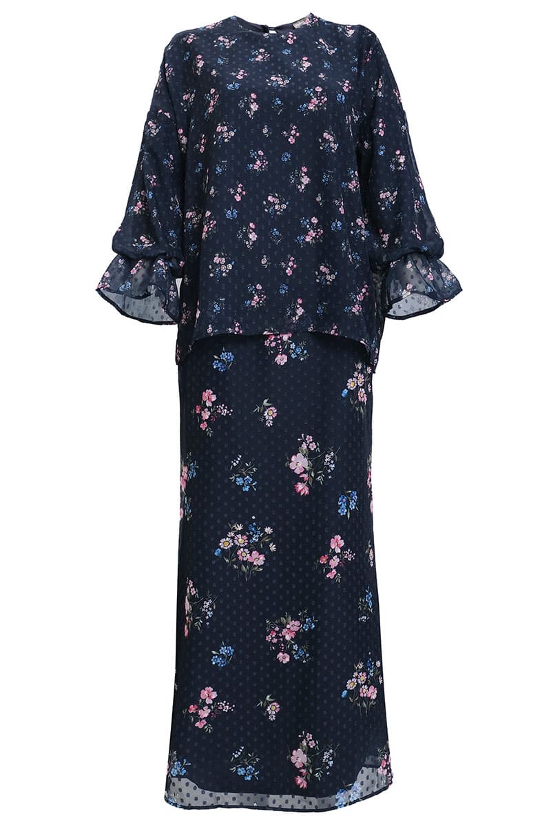 Suria Blouse & Skirt - Twilight Bouquet - Image 2