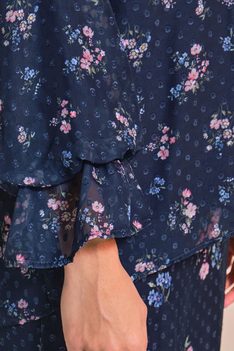 Suria Blouse & Skirt - Twilight Bouquet - Image 5
