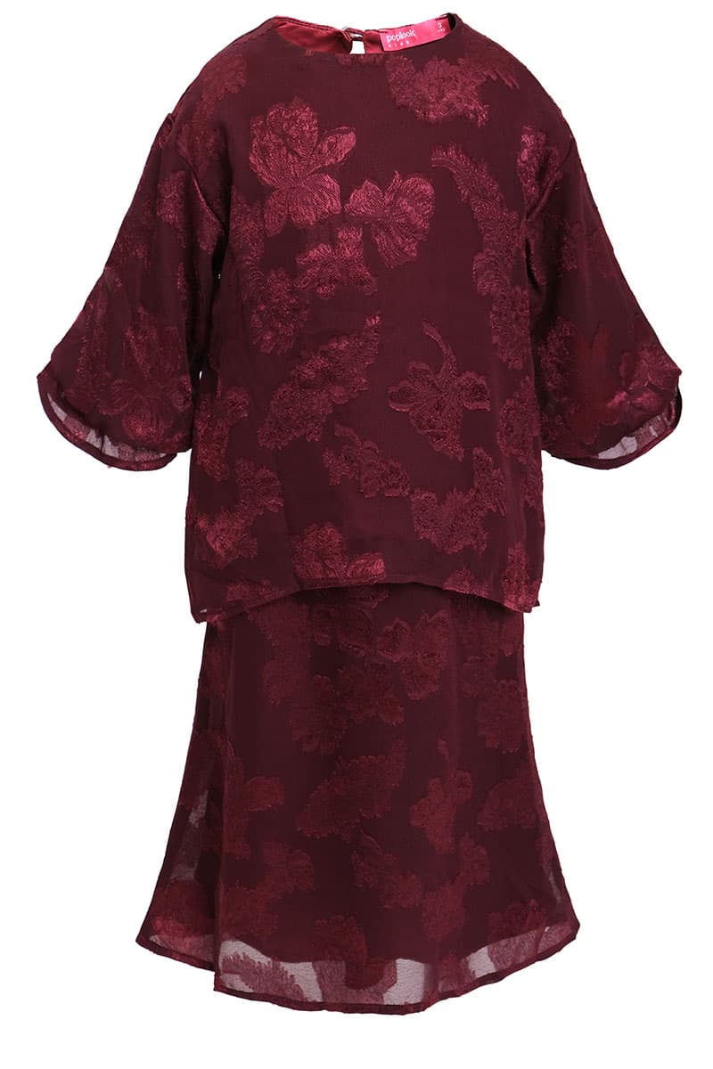 KIDS Suria Set - Burgundy - Image 2