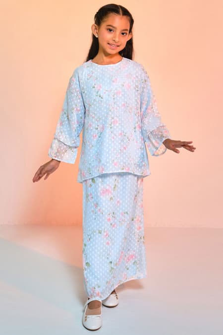 KIDS Suria Set - Blue/Pink Rose