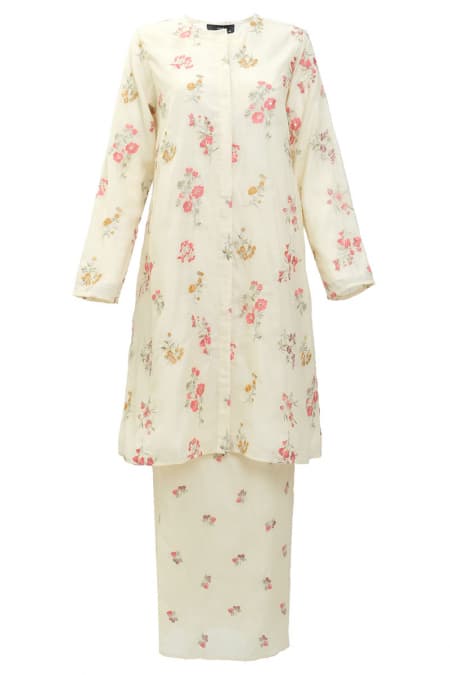 Almira Blouse & Skirt - Vanilla