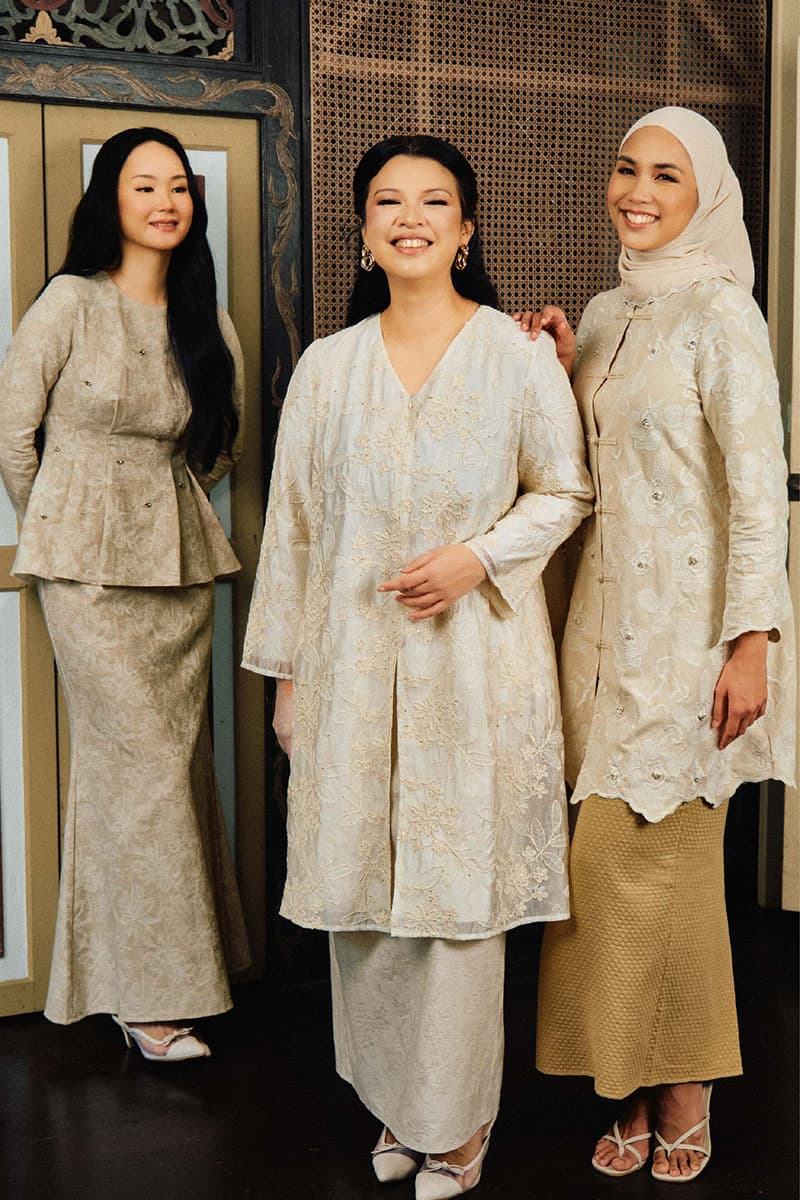 Sutra Blouse & Skirt - Cream/Ecru - Image 10