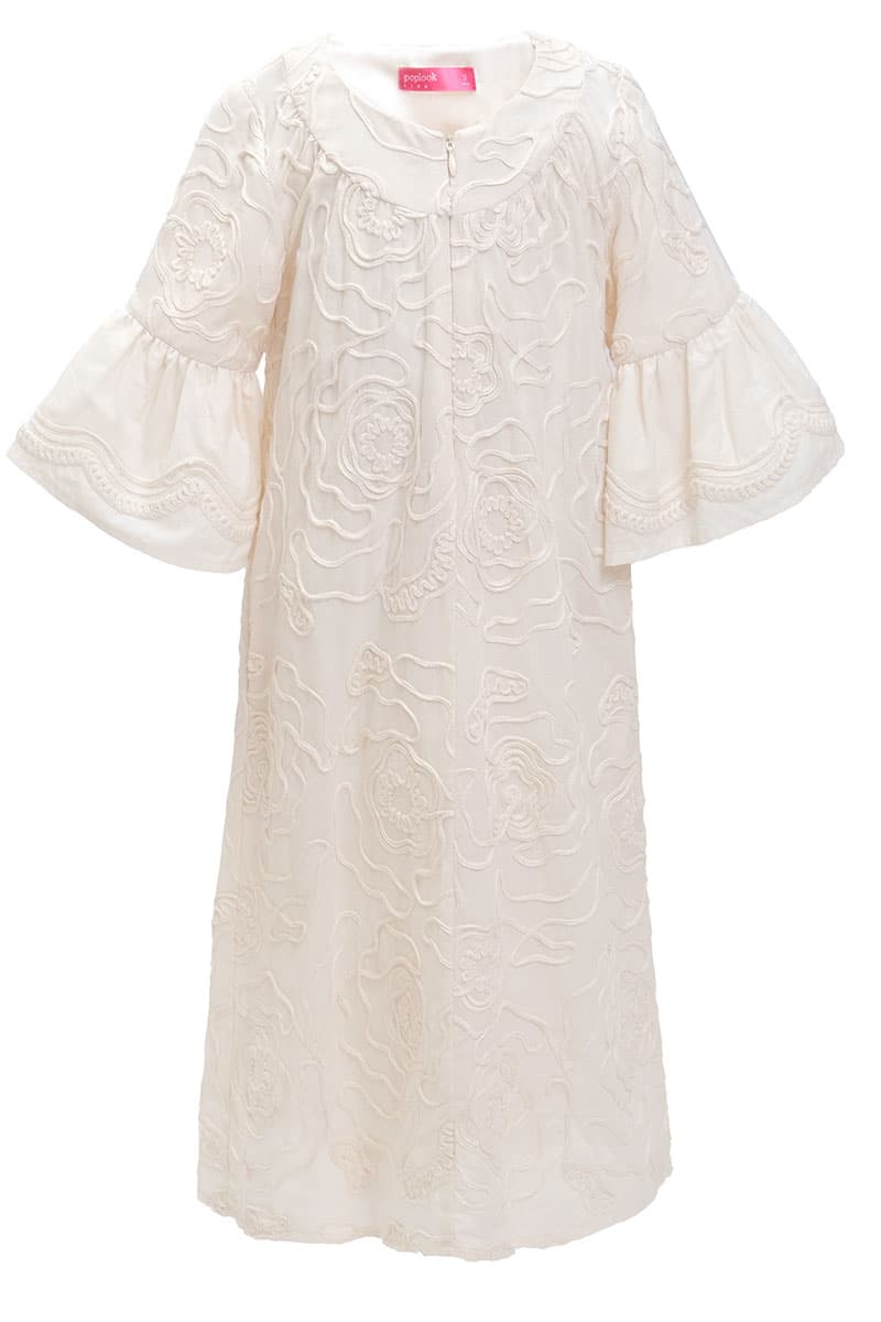 KIDS Zhinta Dress - Eggshell - Image 2