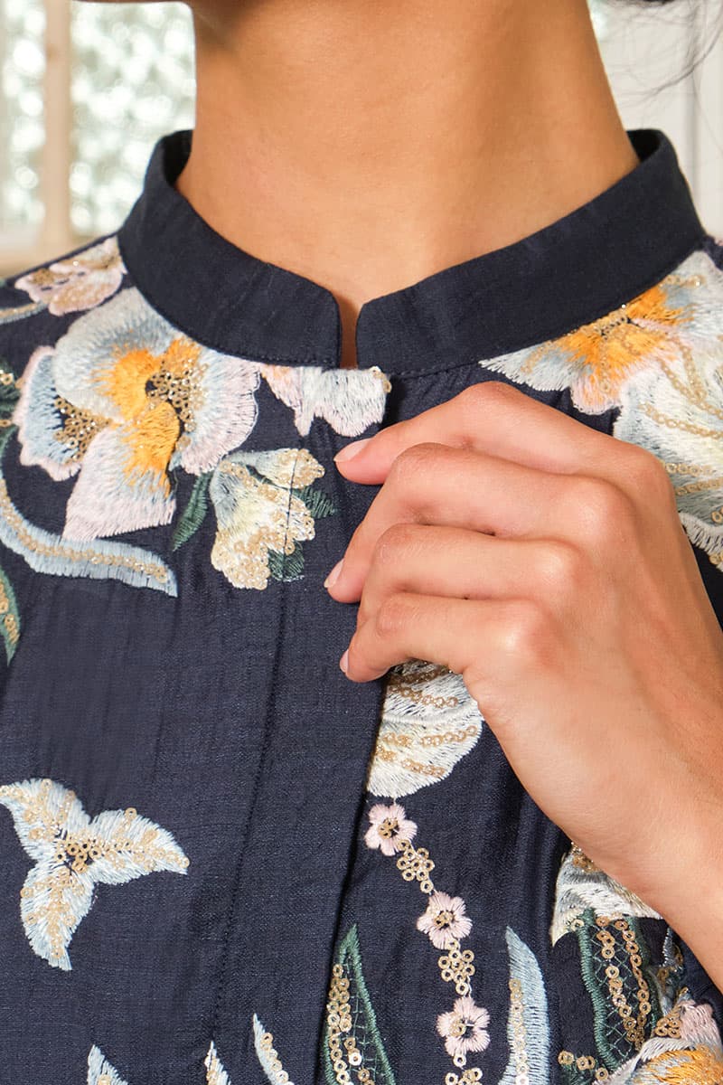 Sanjana Dress - Deep Navy - Image 5