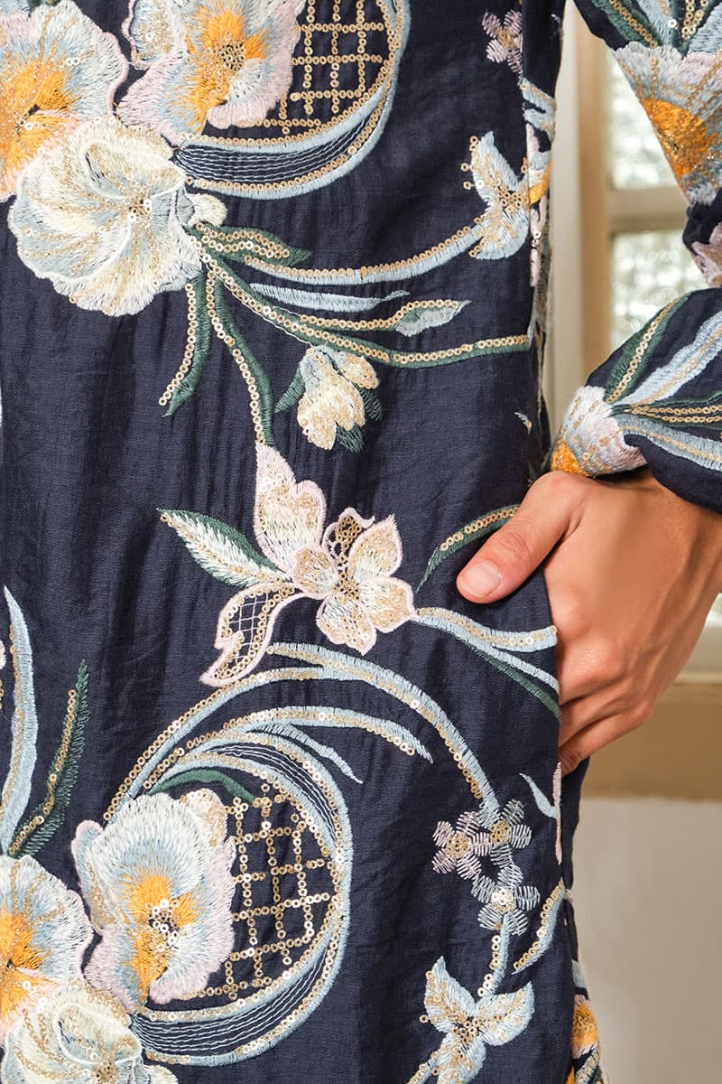 Sanjana Dress - Deep Navy - Image 6