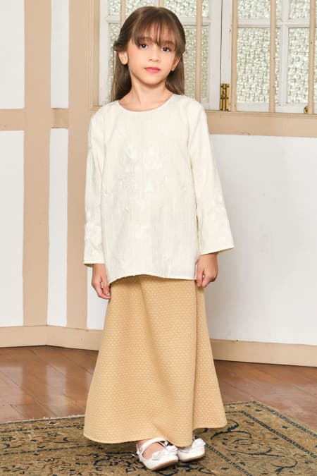 KIDS Ayunda Set - Cream/Khaki