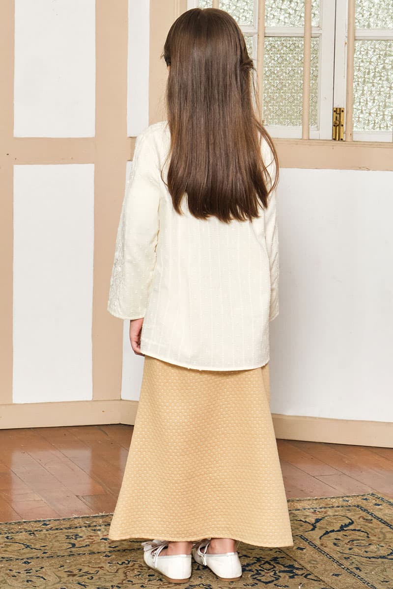 KIDS Ayunda Set - Cream/Khaki - Image 4
