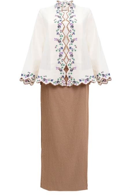 COTTON Efrytra Blouse & Skirt