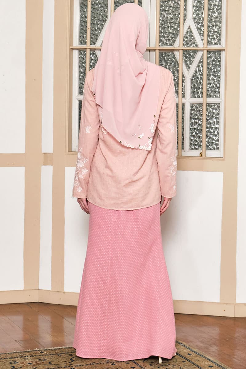 COTTON Ayunda Blouse & Skirt - Pink/Rose - Image 4